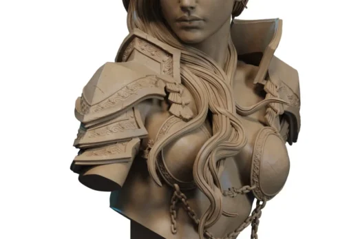 STL Woman Warrior Bust