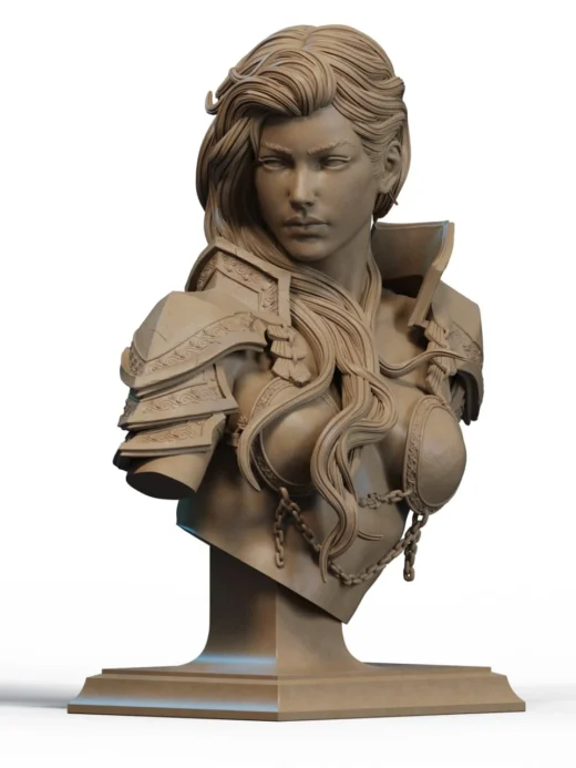 STL Woman Warrior Bust
