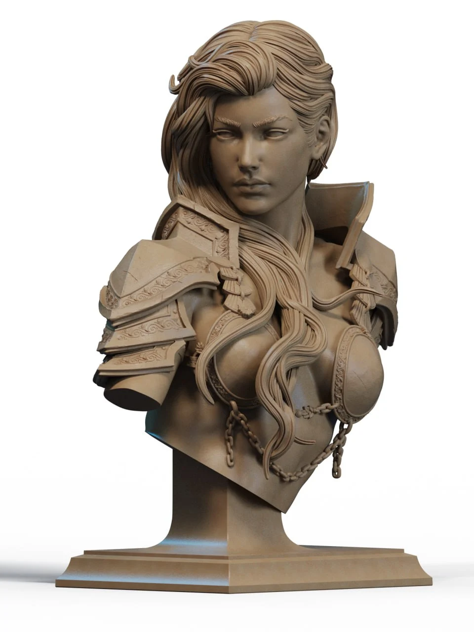 STL Woman Warrior Bust