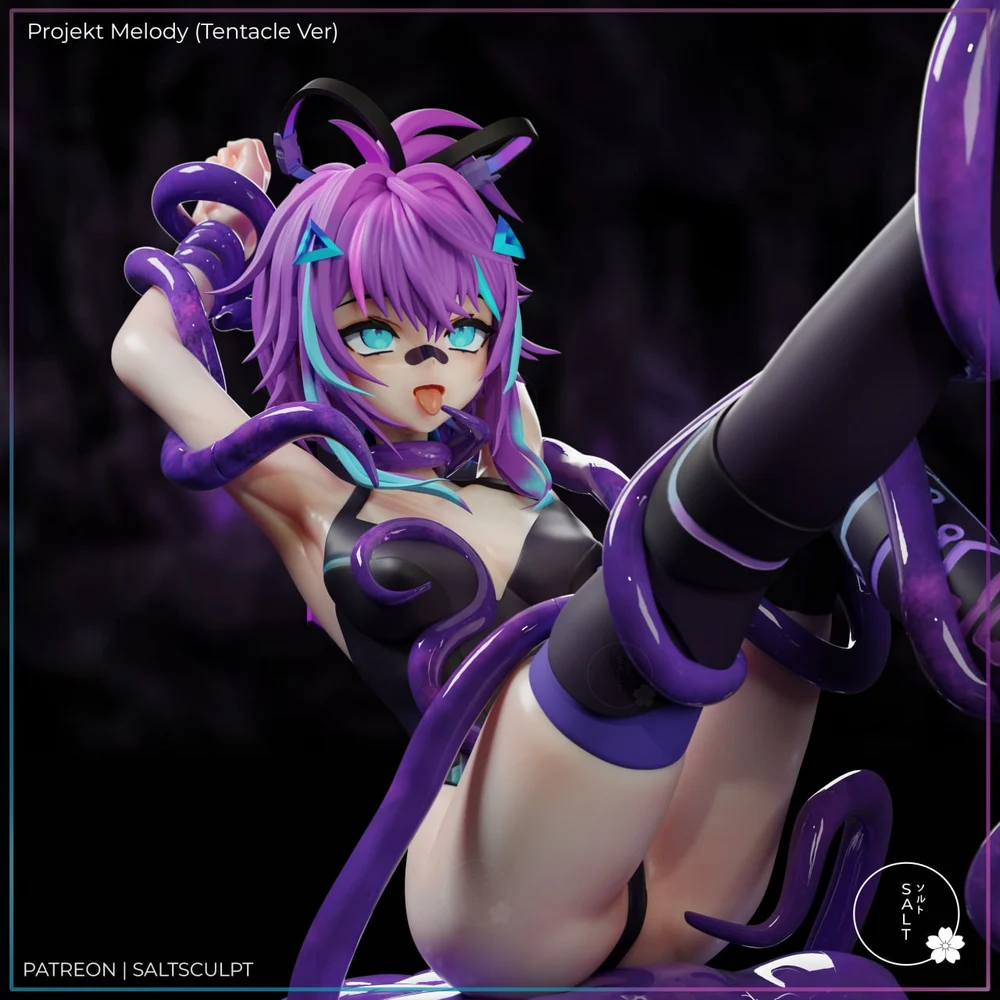 SaltSculpt VTuber Projekt Melody (Tentacle Version)