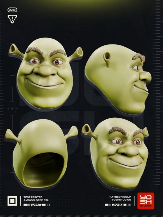 Shrek Helmet @Print3DWorld