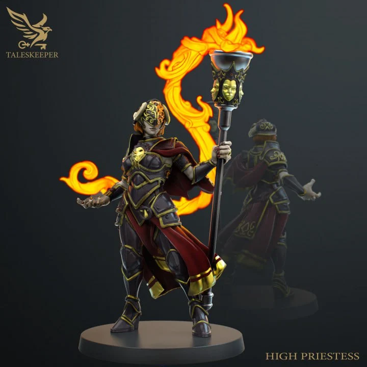 High Priestess — Strife Torch 3D model
