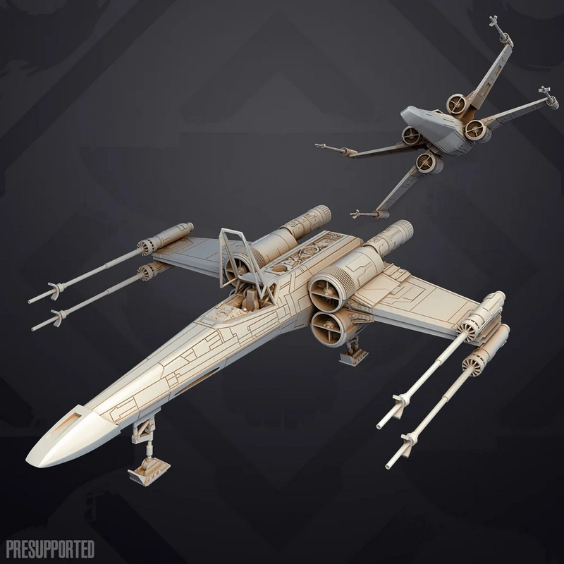 T-65B X-Wing Starfighter — Star Wars 3D model