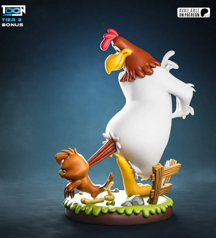 Toon Studios 26 02 Foghorn Leghorn & Chicken Hawk Looney Tunes Tier