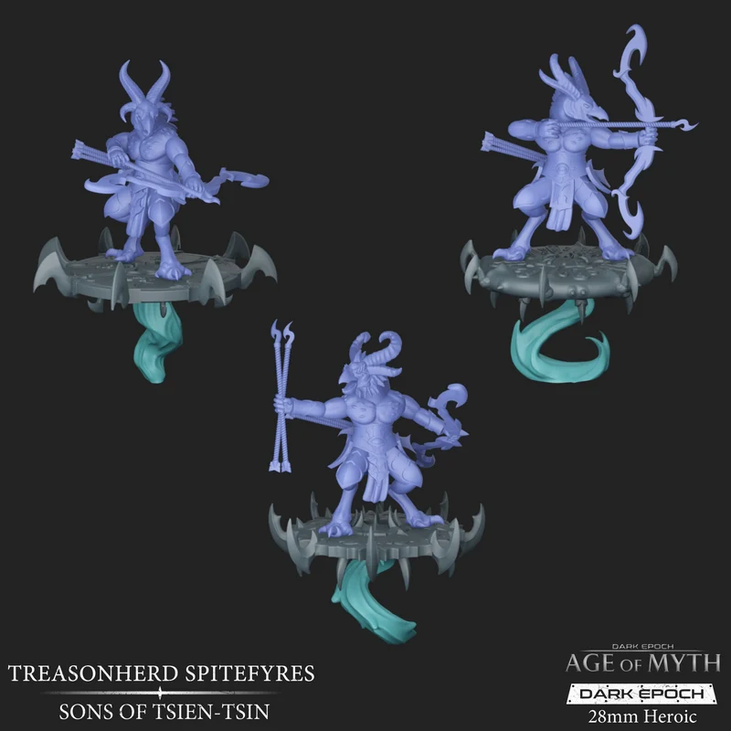 Treasonherd Spitefyres & Diabolists — Warhammer 40,000 3D model