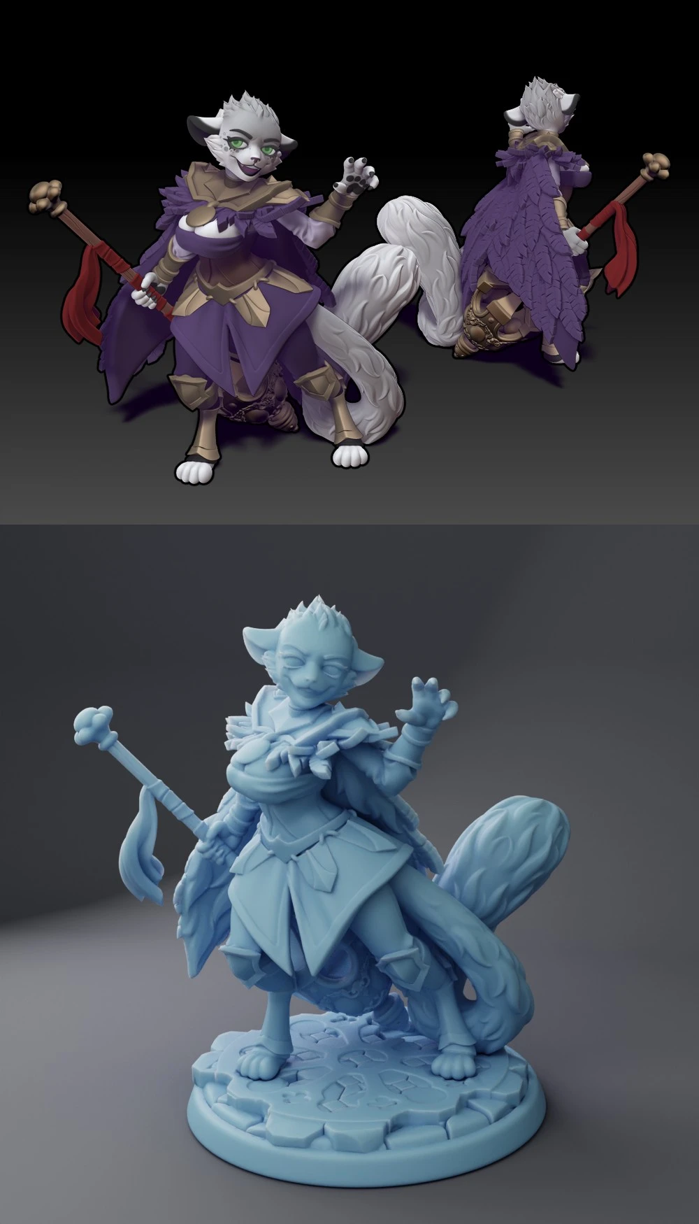 Twin Goddes 24 11 Kizi Tabaxi Cleric