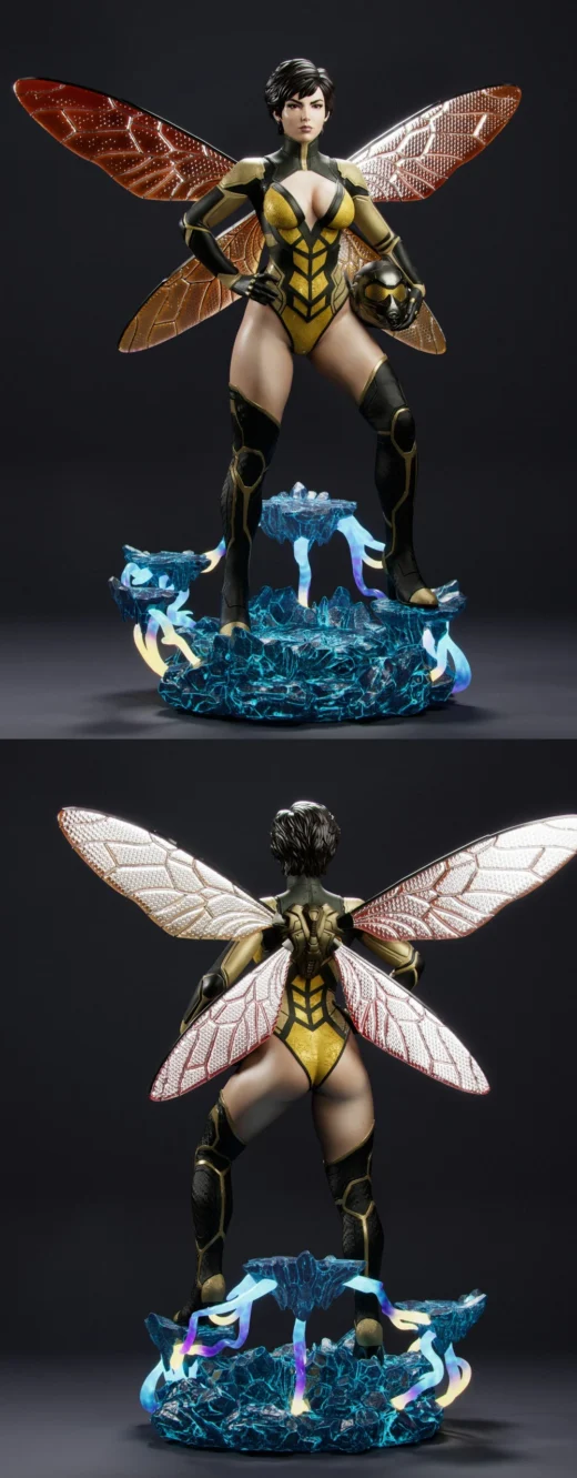 Wasp Marvel Abe3D by Marcio