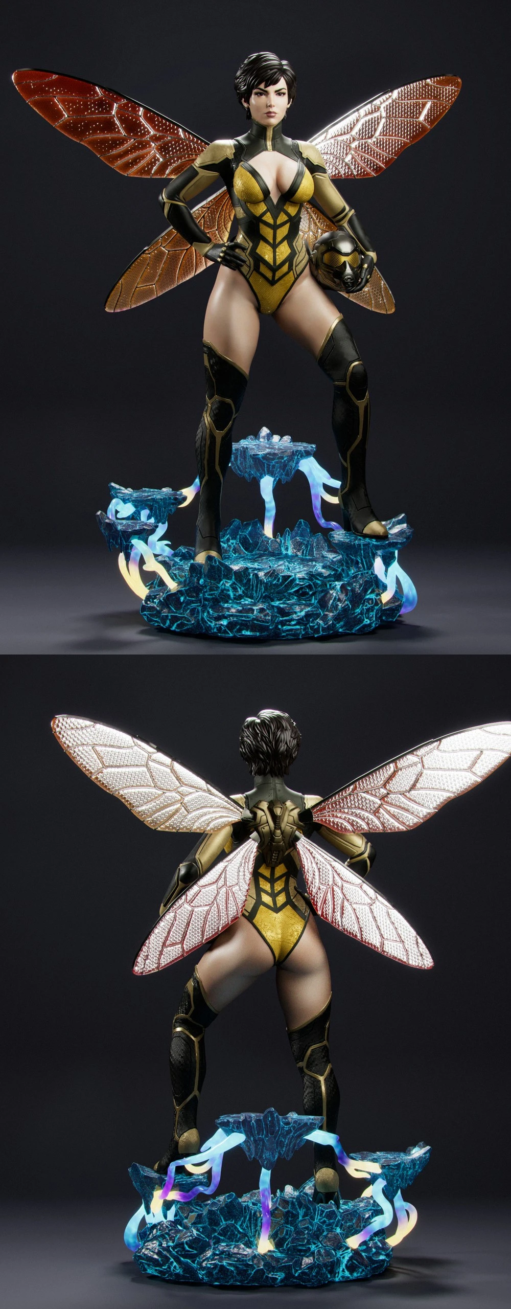 Wasp Marvel Abe3D by Marcio