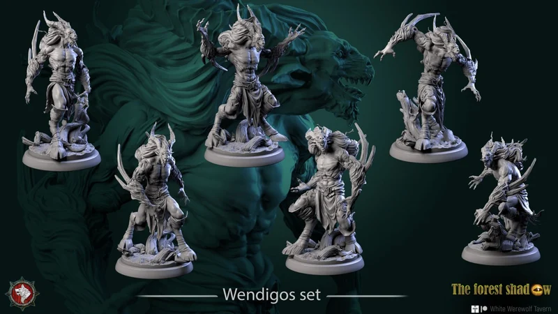 Wendigo — Fantasy 3D model