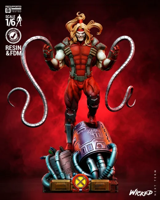 Wicked Omega Red Sculpture (Non Supported)