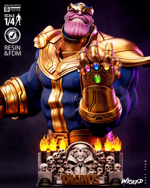Wicked Thanos Bust Portrait