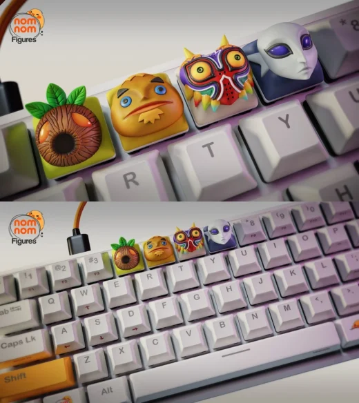 Zelda Masks Keycaps