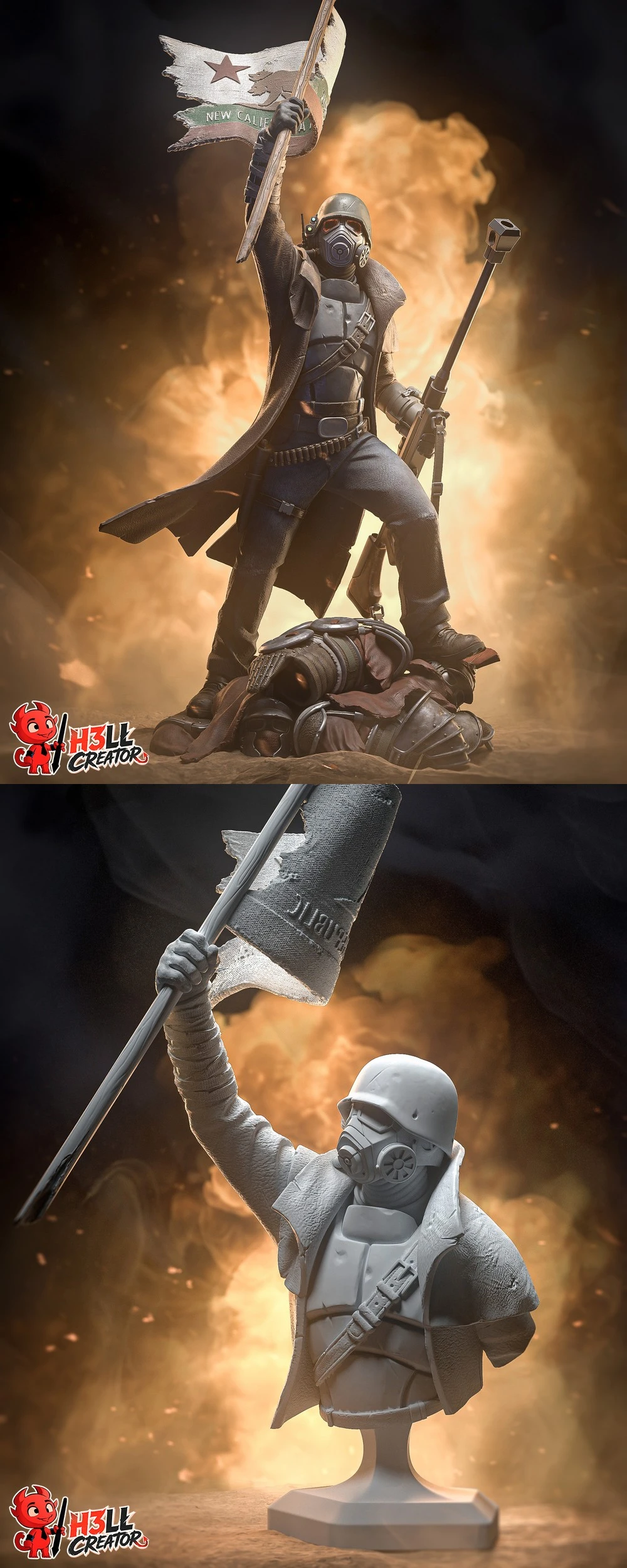 H3LL creator NCR Ranger Fallout New Vegas
