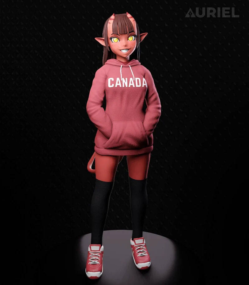 Meru Fan Art 3D model