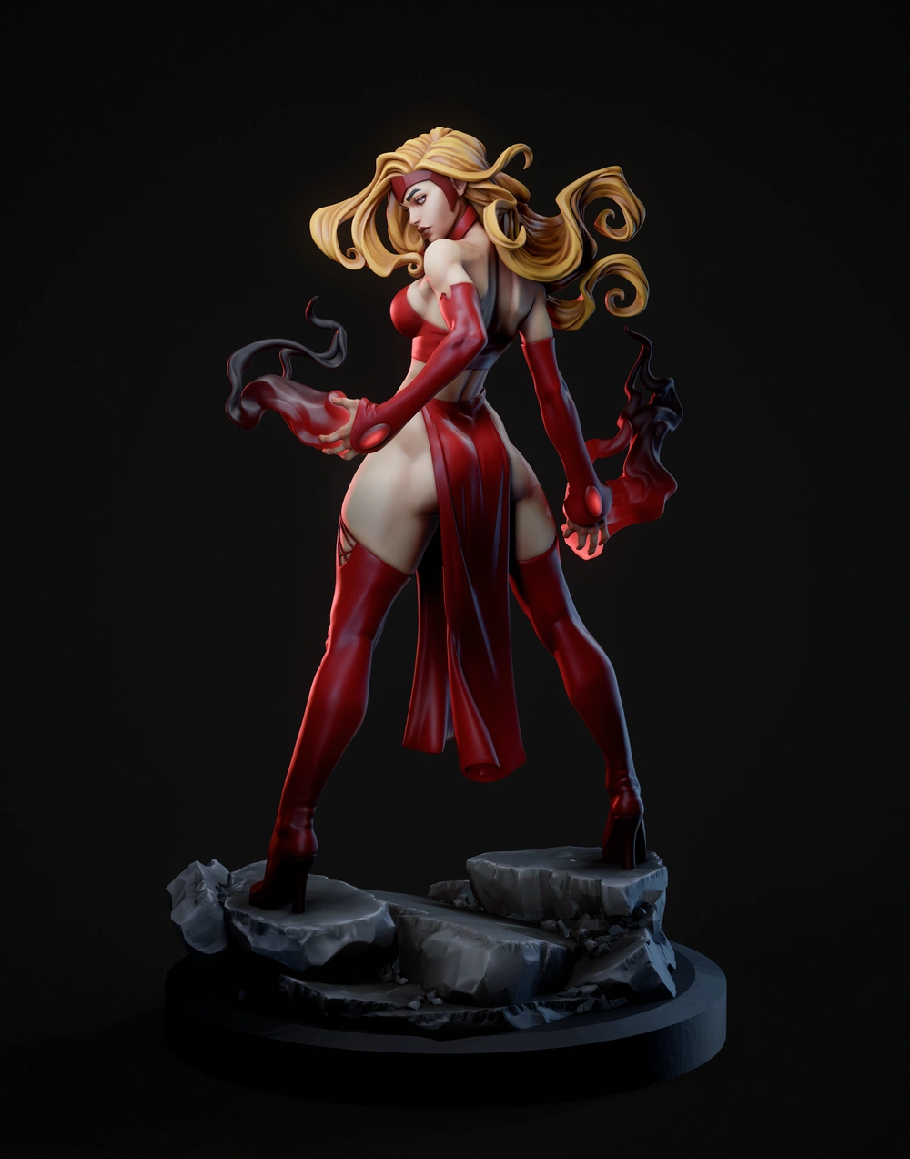 Sleepless sculptor Scarlet Witch