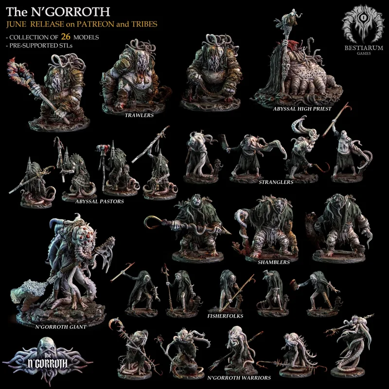 N'Gorroth — Bestiarum 3D model