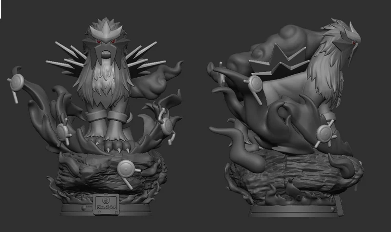 Entei — Pokémon 3D model