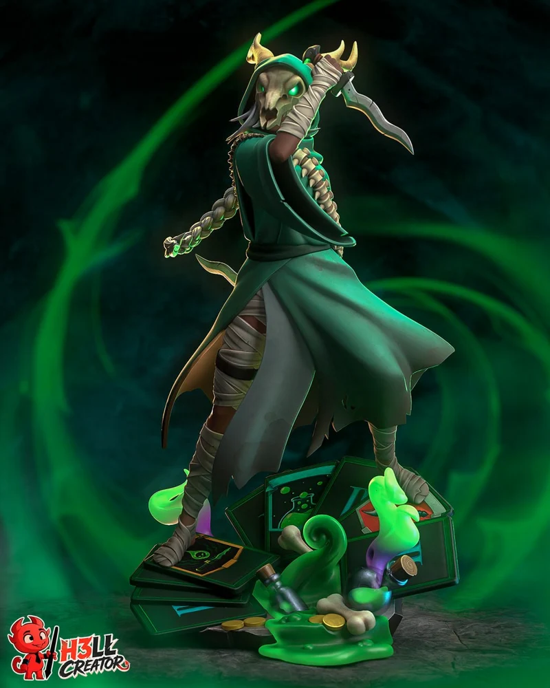 Silent — Slay the Spire 2 3D model