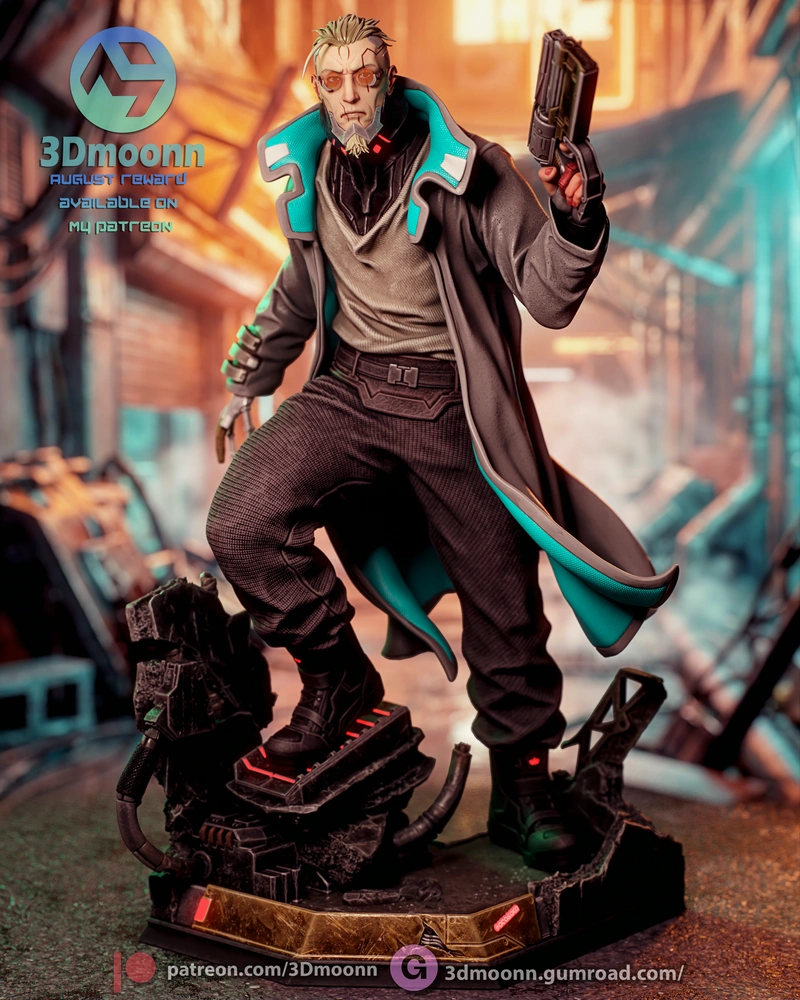 Weak Kingsley — Cyberpunk: Edgerunners 2 3D model