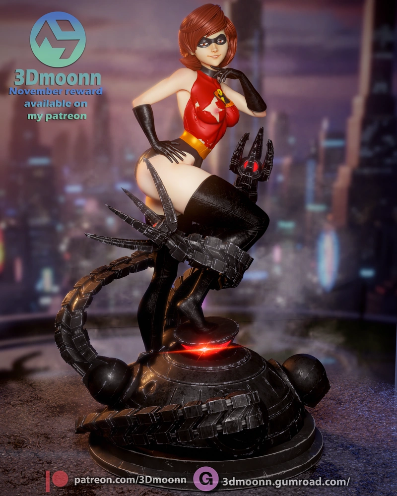 Elastigirl — The Incredibles 3D model