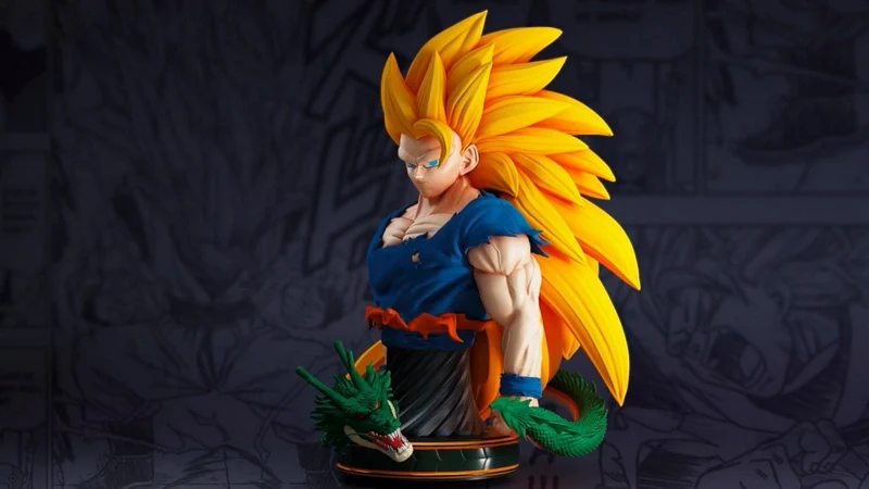 Goku SSJ3 Bust — Dragon Ball 3D model