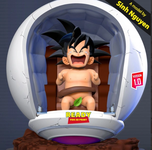 Baby Goku — Dragon Ball 3D model