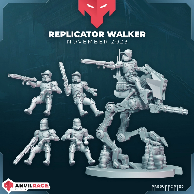 AT-RT Clone Trooper — Star Wars 3D model