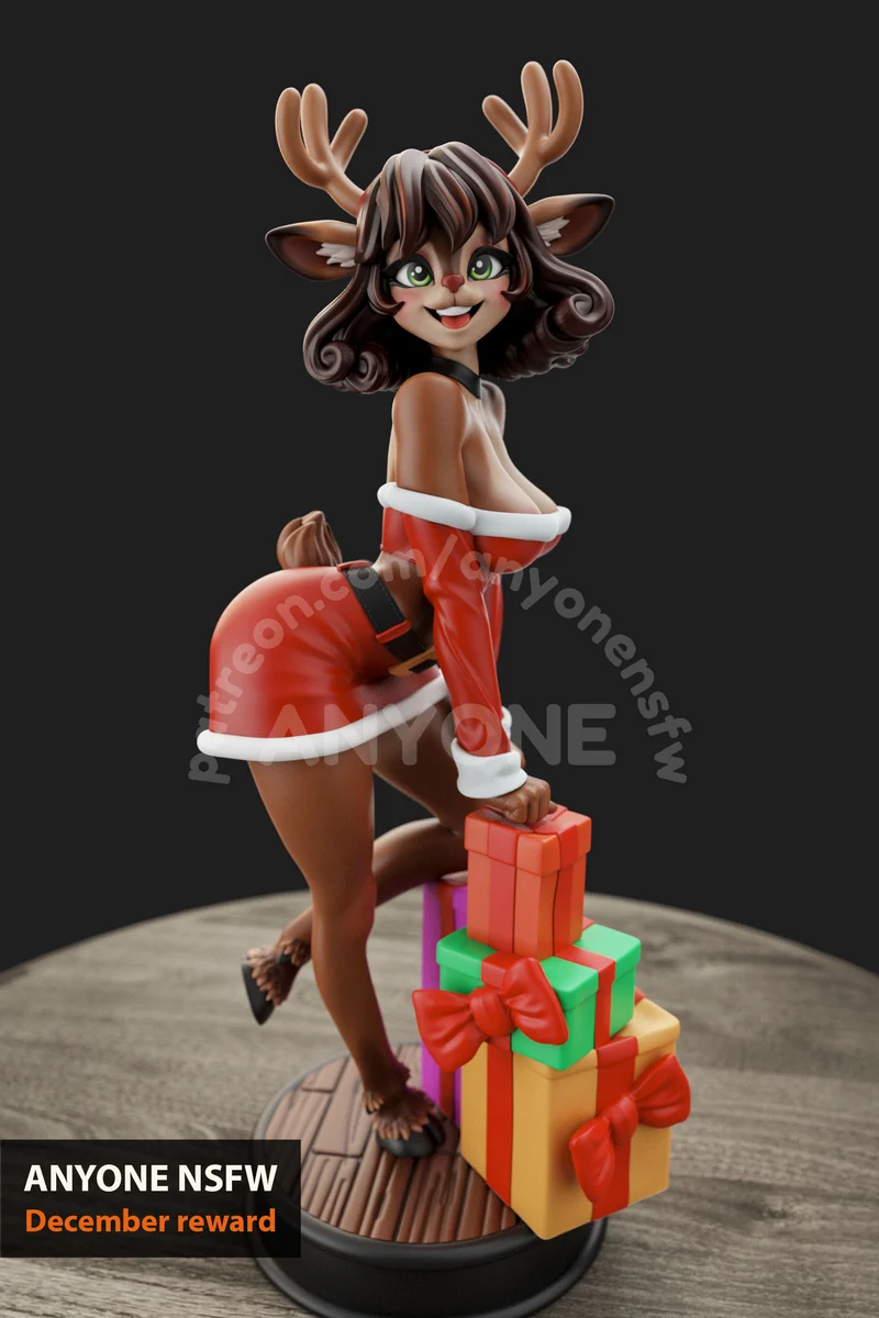 Christmas Deer — Original Character 3D model