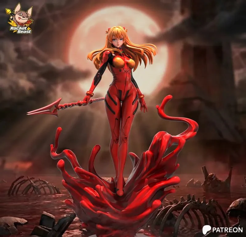 Asuka Langley — Neon Genesis Evangelion 3D model