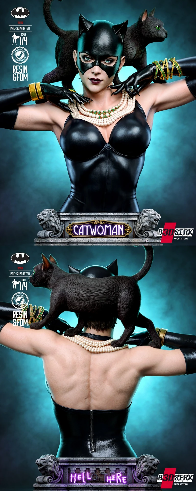 Catwoman Bust — DC Comics 3D model
