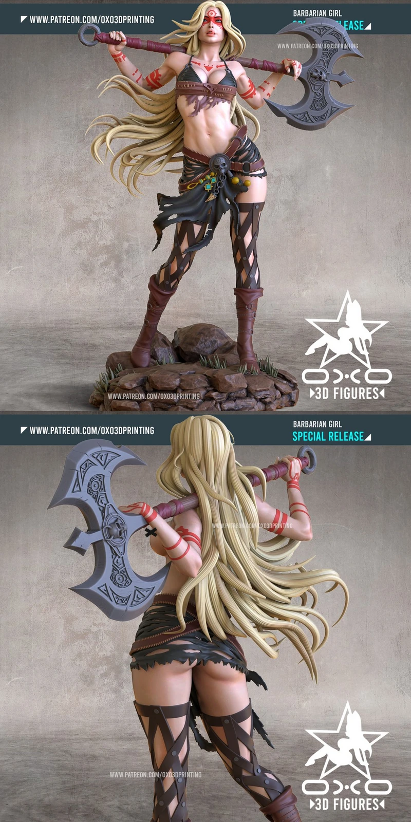 Barbarian — Original Character 3D model