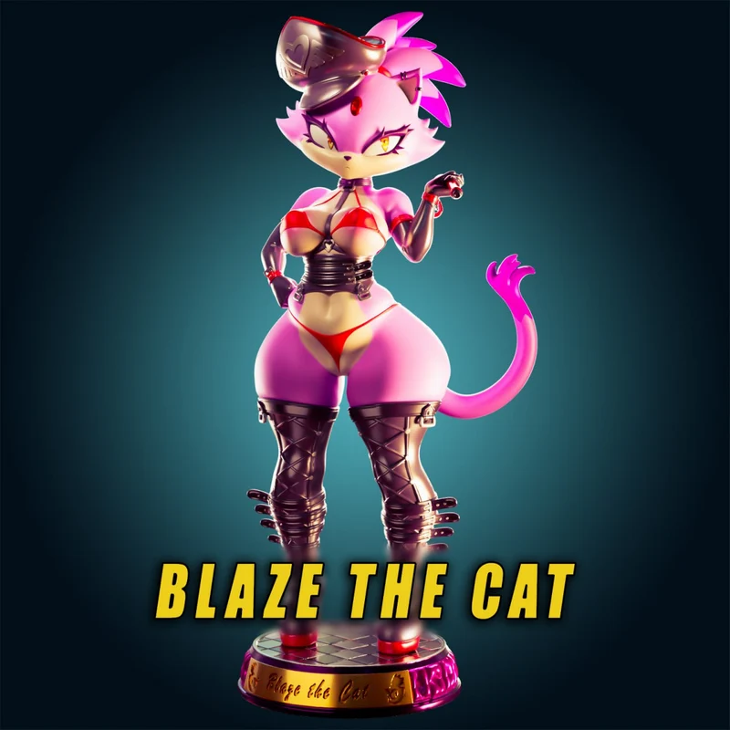 Blaze the Cat — Sonic the Hedgehog 3D model
