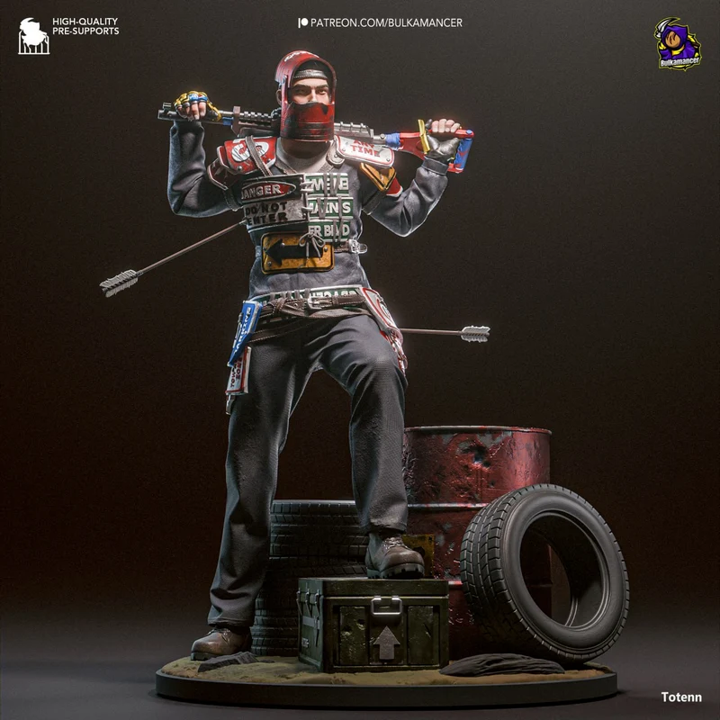 Rusty Survivor — Original Character 3D model
