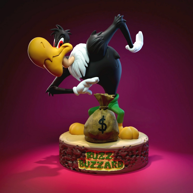Buzz Buzzard — Woody Woodpecker 3D model