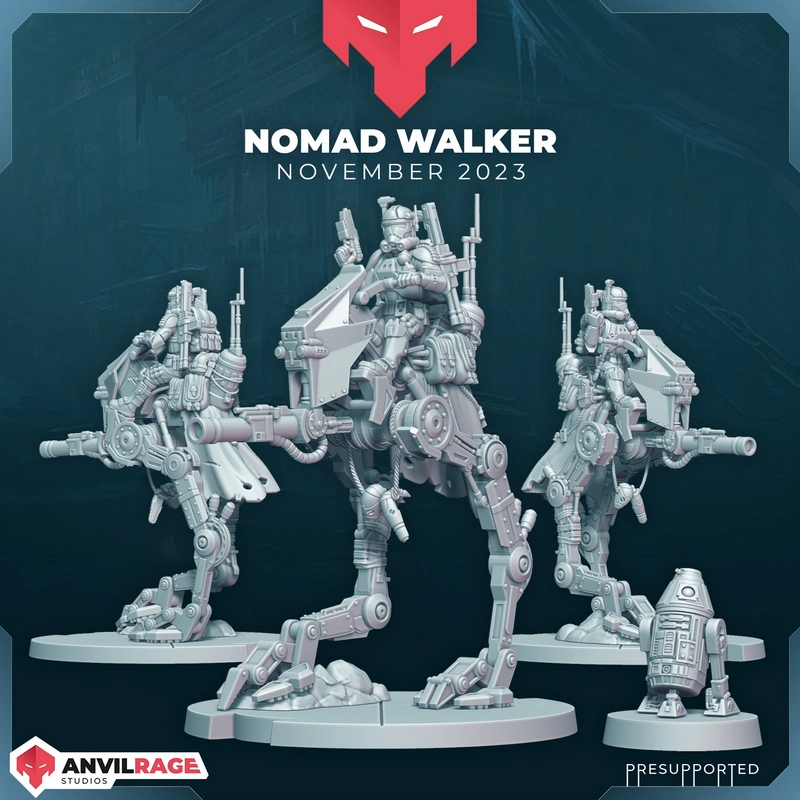 CT-8021 Nomad AT-RT — Star Wars 3D model