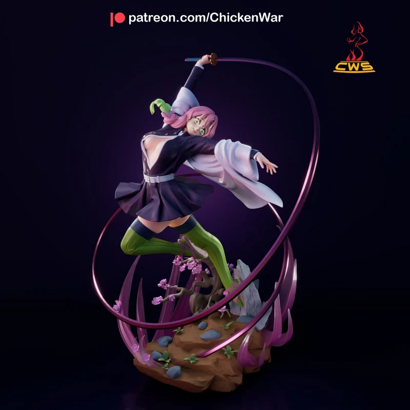 Mitsuri Kanroji — Demon Slayer 3D model