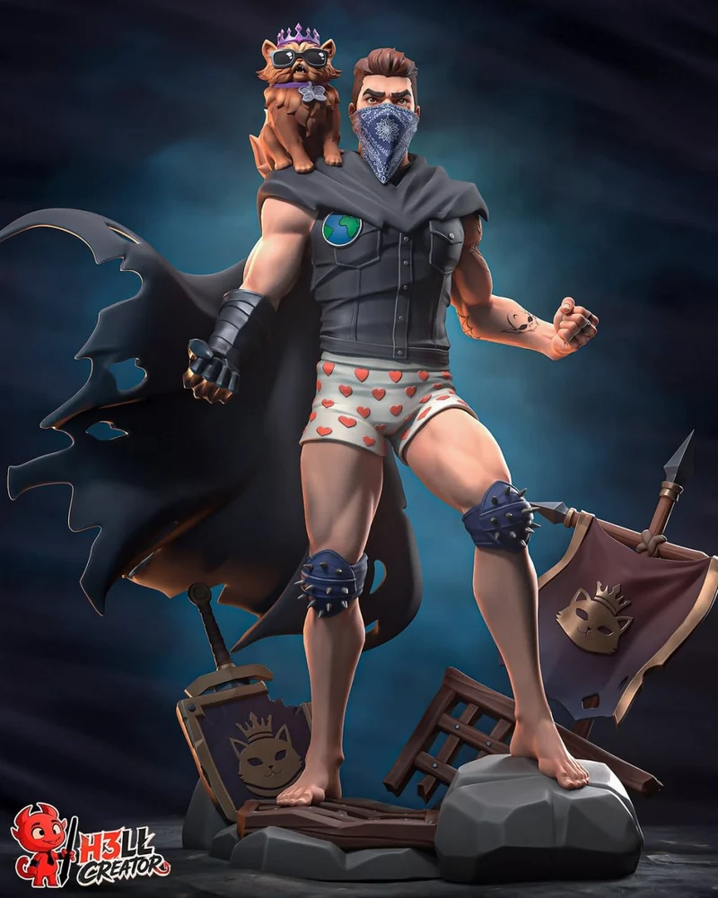 Carl and Princess Donut — Dungeon Crawler Carl 3D model