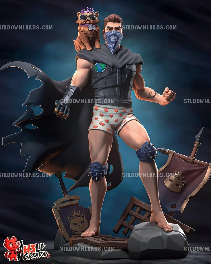 Carl and Princess Donut — Dungeon Crawler Carl 3D model
