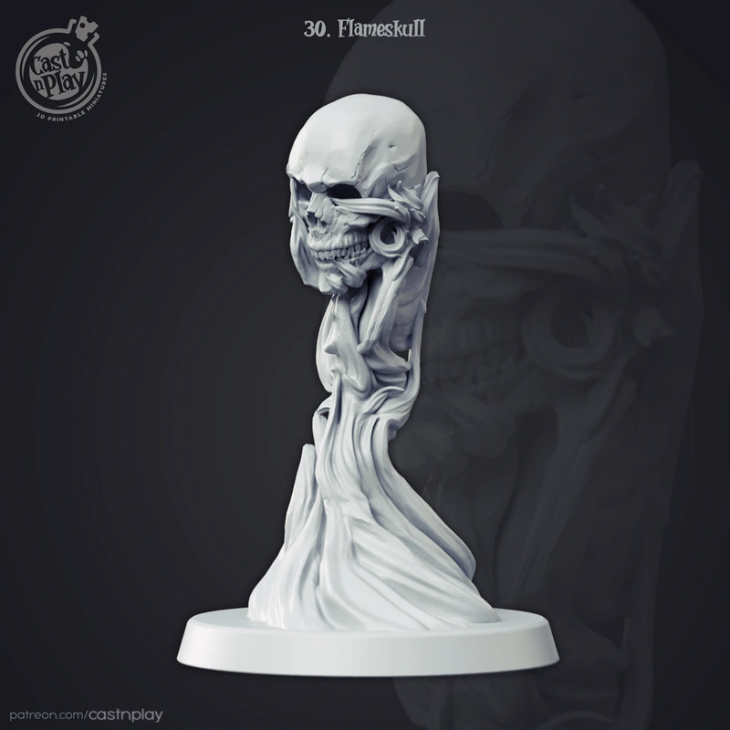 Flameskull — Fantasy 3D model