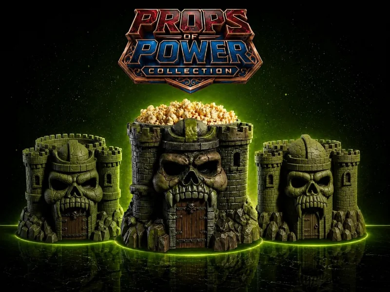 Castle Grayskull Popcorn Bucket — Masters of the Universe 3D model