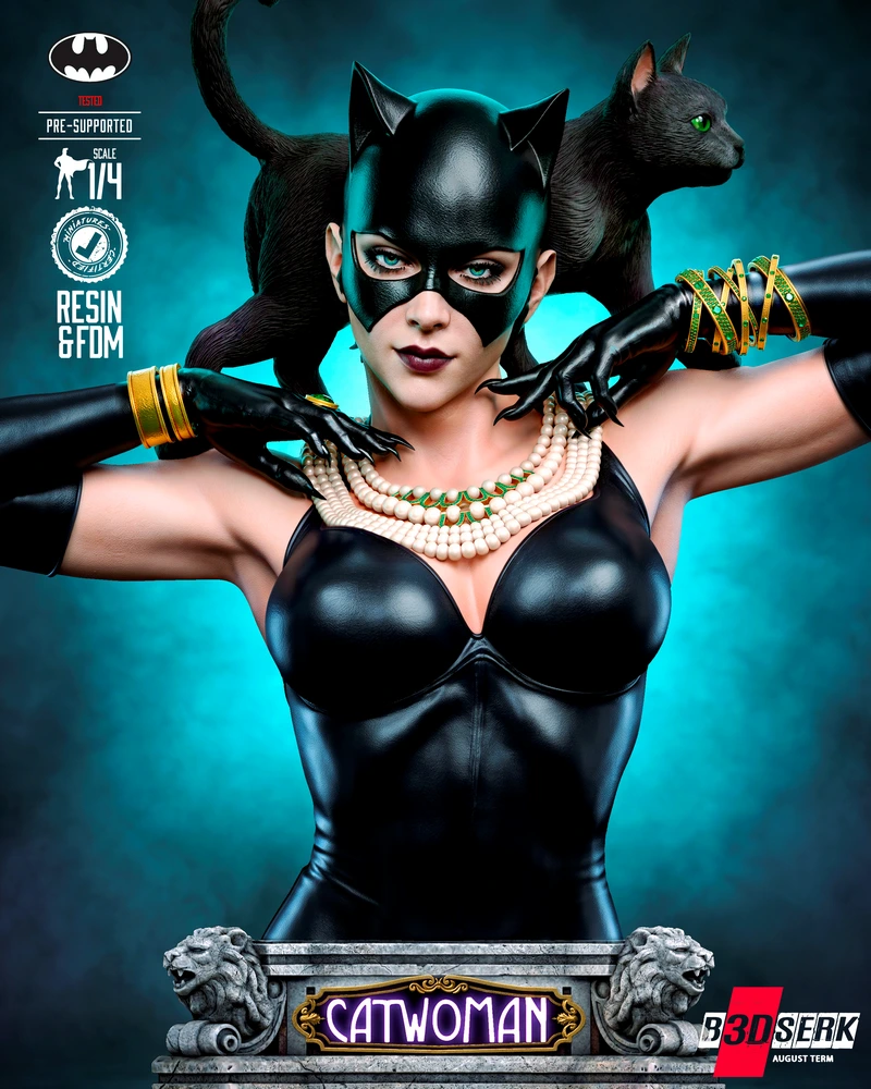 Catwoman Bust — DC Comics 3D model