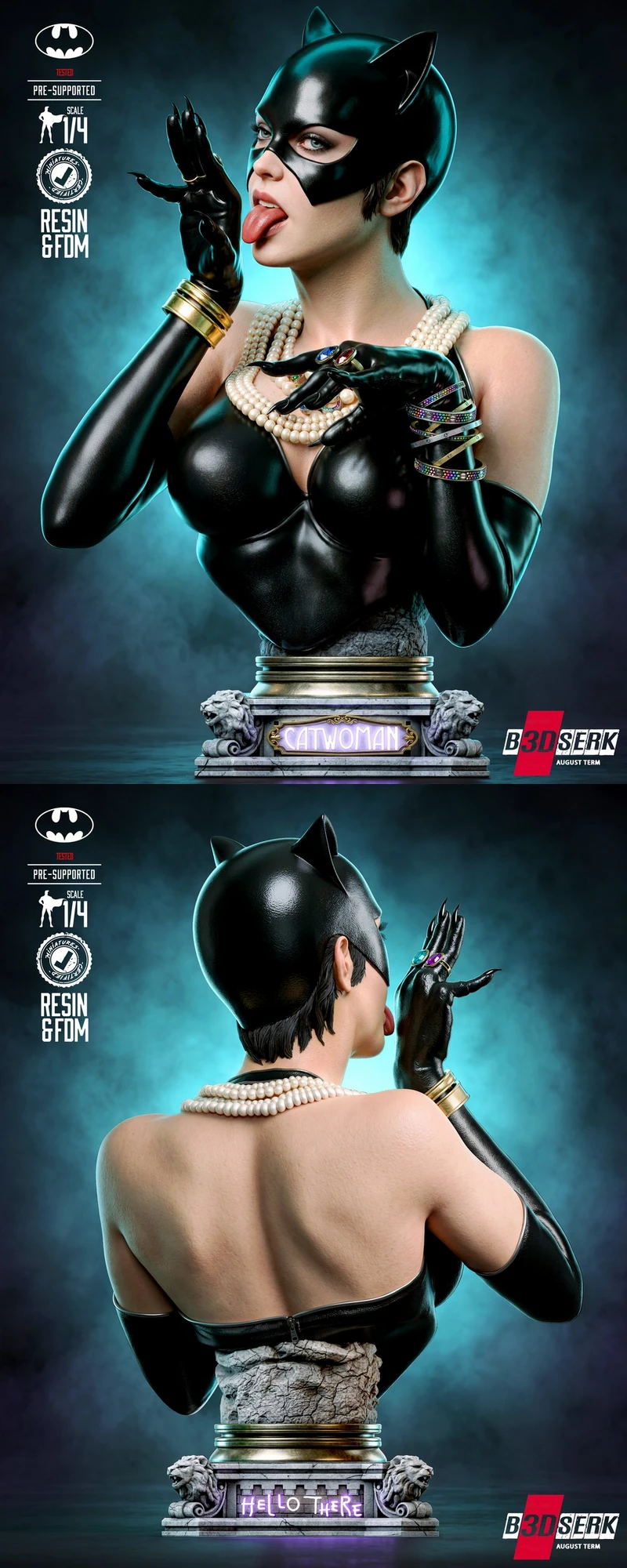 Catwoman Portrait Bust — DC Comics 3D model