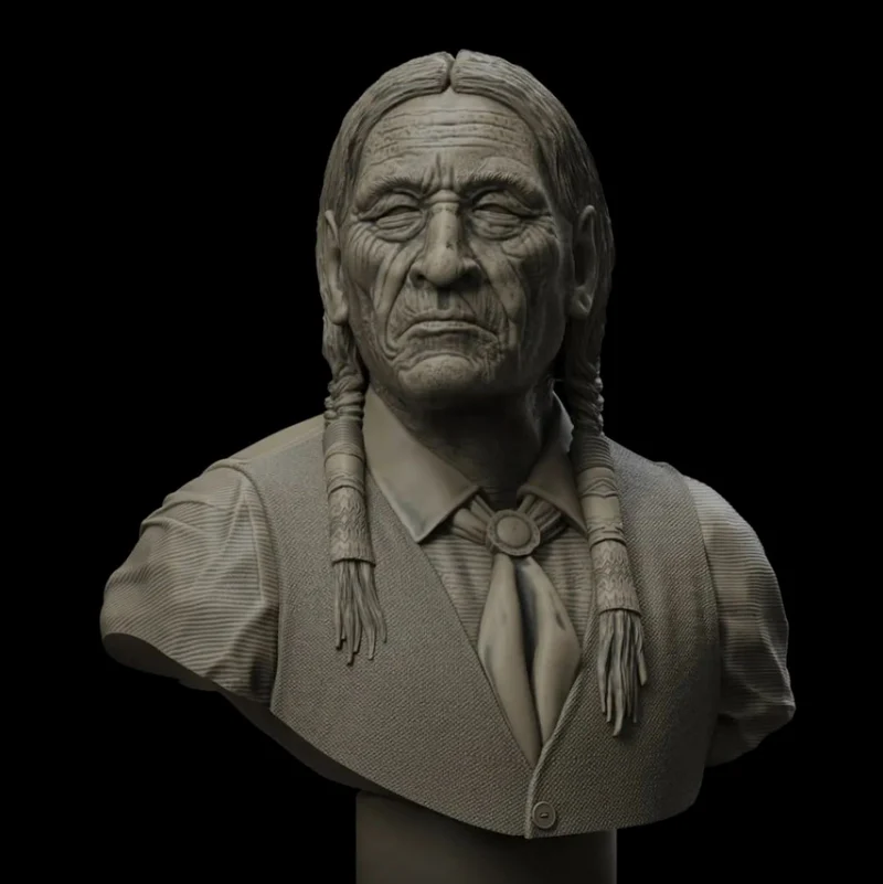 Cheyenne Elder — Historical 3D model