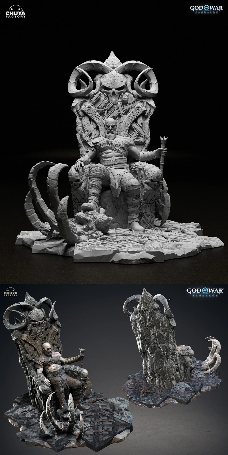 Kratos — God of War 3D model