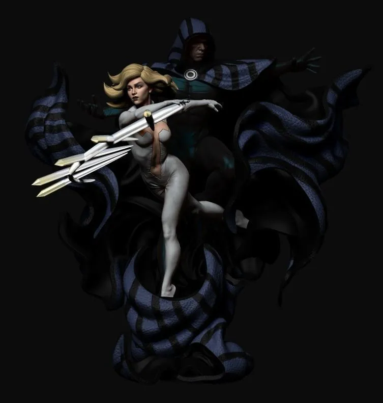 Cloak and Dagger — Marvel 3D model