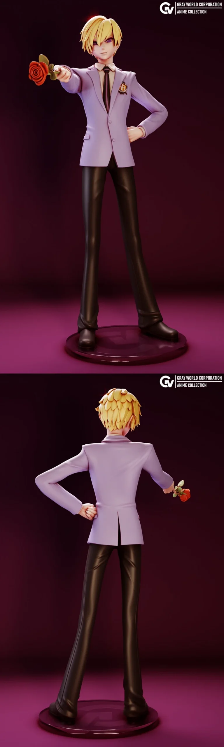 Tamaki Suoh — Ouran High School Host Club 3D model