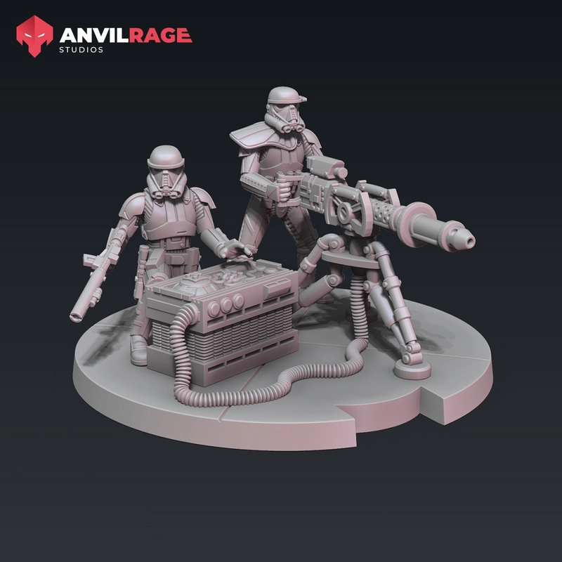 Death Trooper E-Web — Star Wars 3D model