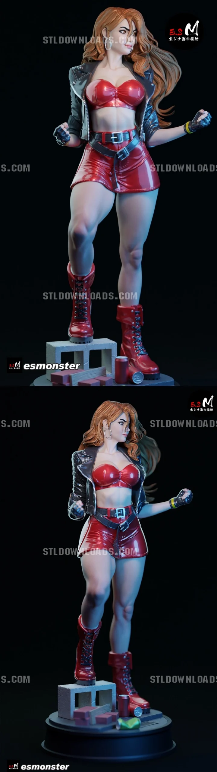 Blaze Fielding — Streets of Rage 3D model