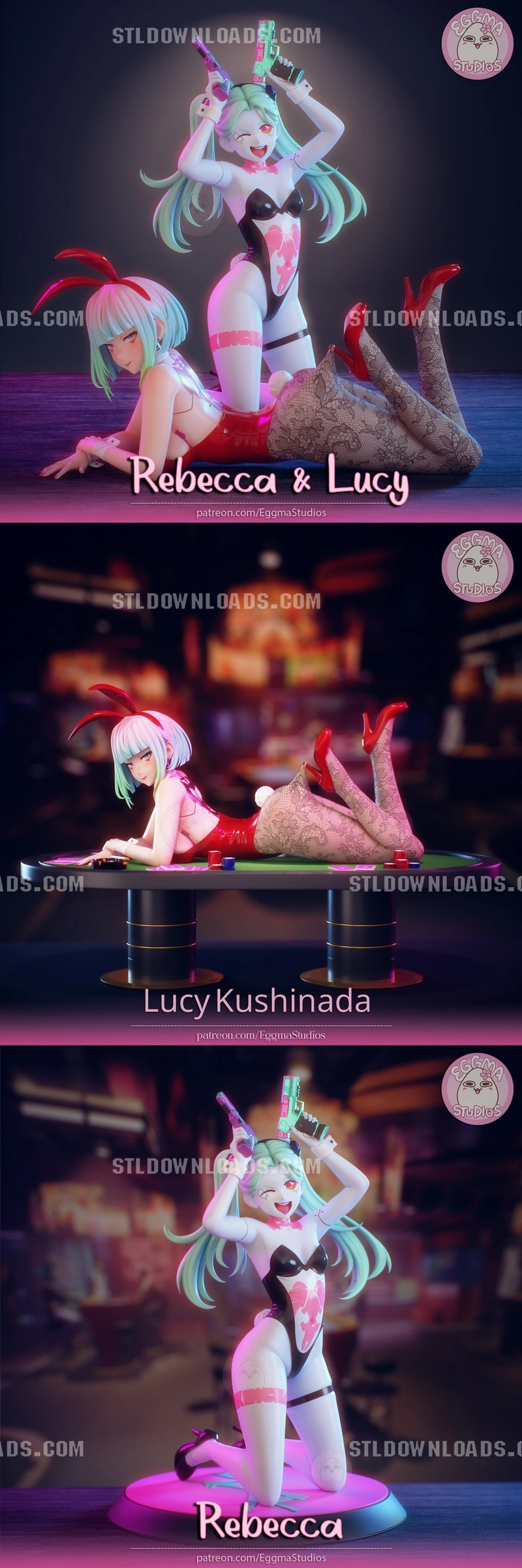Rebecca — Cyberpunk: Edgerunners 3D model