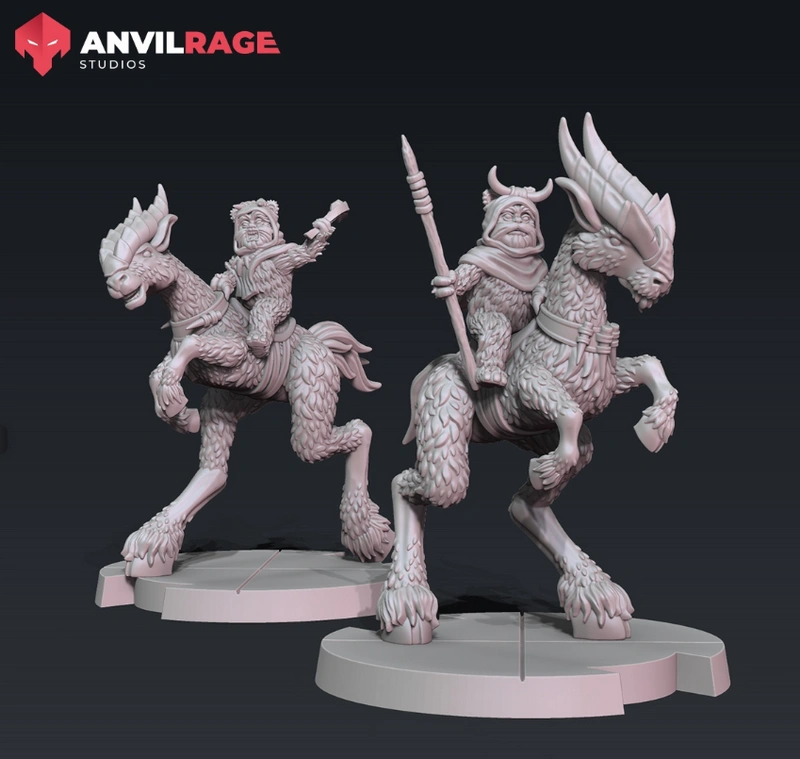 Mounted Ewoks — Star Wars 3D model